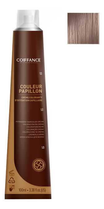 

Крем-краска для волос Couleur Papillon 100мл: 10.26 Светлый блондин фиолетово-красный, Крем-краска для волос Couleur Papillon 100мл
