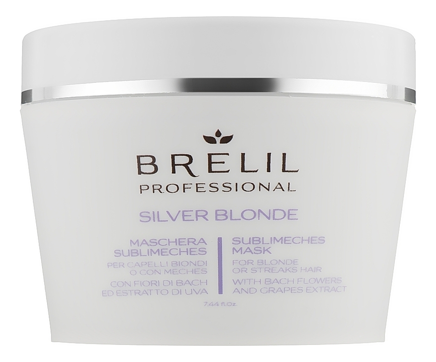 

Маска для волос Silver Blonde Sublimeches: Маска 220мл, Маска для волос Silver Blonde Sublimeches