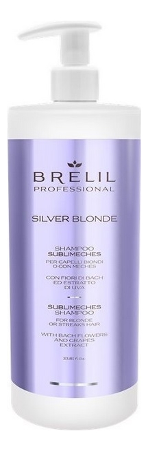 цена Шампунь для волос Silver Blonde Sublimeches: Шампунь 1000мл