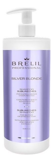 

Шампунь для волос Silver Blonde Sublimeches: Шампунь 1000мл, Шампунь для волос Silver Blonde Sublimeches