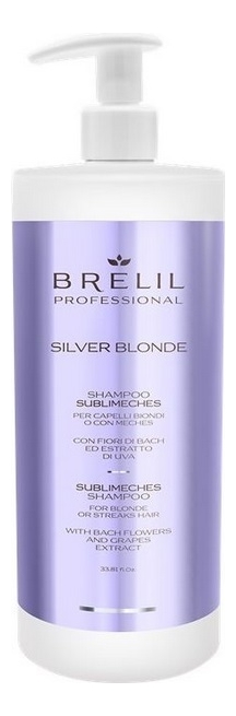 Шампунь для волос Silver Blonde Sublimeches: Шампунь 1000мл