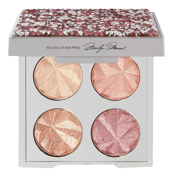 

Палетка теней для век Marilyn Monroe Eye Quad 3,2г: Pink Crystal, Палетка теней для век Marilyn Monroe Eye Quad 3,2г