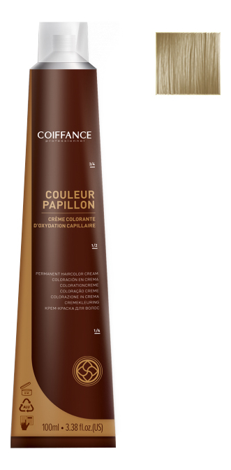 

Крем-краска для волос Couleur Papillon 100мл: 902 Супер-светлый блондин фиолетовый, Крем-краска для волос Couleur Papillon 100мл