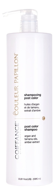 

Шампунь-стабилизатор после окрашивания Couleur Papillon Shampooing Post Color: Шампунь 1000мл, Шампунь-стабилизатор после окрашивания Couleur Papillon Shampooing Post Color