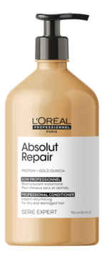 Восстанавливающий кондиционер для сильно поврежденных волос Serie Expert Absolut Repair Protein + Gold Quinoa