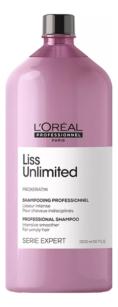 

Шампунь для непослушных волос Serie Expert Liss Unlimited Prokeratin Shampooing: Шампунь 1500мл, Шампунь для непослушных волос Serie Expert Liss Unlimited Prokeratin Shampooing