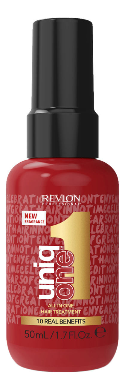 

Несмываемая маска-спрей для волос Uniq One All in One Hair Treatment Special Edition: Маска-спрей 50мл, Несмываемая маска-спрей для волос Uniq One All in One Hair Treatment Special Edition