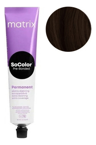 

Перманентная краска для окрашивания седины SoColor Pre-Bonded Permanent Extra Coverage 90мл: 504NJ Шатен натуральный нефритовый, Перманентная краска для окрашивания седины SoColor Pre-Bonded Permanent Extra Coverage 90мл