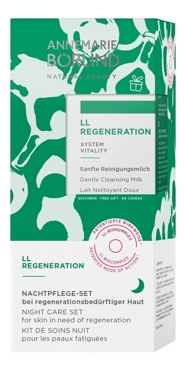 Купить Набор для лица LL Regeneration System Vitality 2*50мл (очищающее молочко + ночной крем), Annemarie Borlind