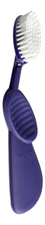 Radius Зубная щетка для правшей с резиновой ручкой Toothbrush Flex Brush Purple/White SRB-181