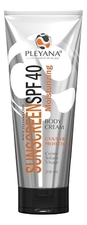 PLEYANA Солнцезащитный крем для тела Body Cream Moisturizing Sunscreen SPF40