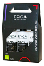 Epica Professional Набор Men's 3*250мл (гель для душа 3 в 1 + шампунь для волос с кондиционирующим эффектом + кондиционер для волос с охлаждающим эффектом)