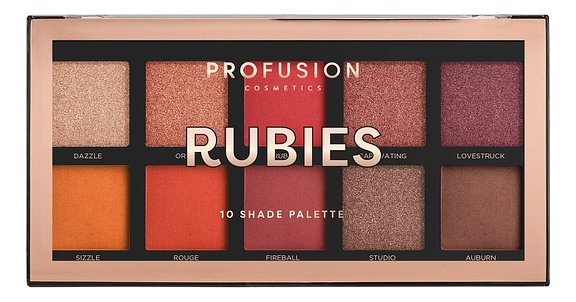 

Палетка теней для век Rubies Palette 110г