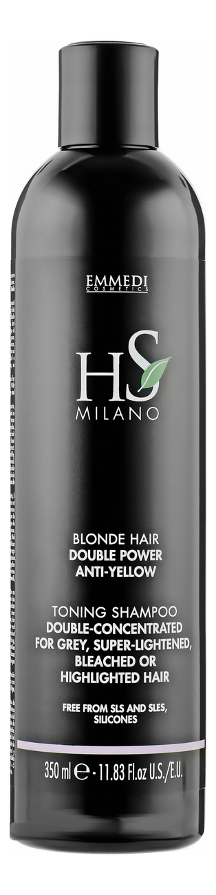 

Шампунь для обесцвеченных волос с двойным пигментом HS Milano Blonde Hair Double Power Anti-Yellow Shampoo: Шампунь 350мл, Шампунь для обесцвеченных волос с двойным пигментом HS Milano Blonde Hair Double Power Anti-Yellow Shampoo