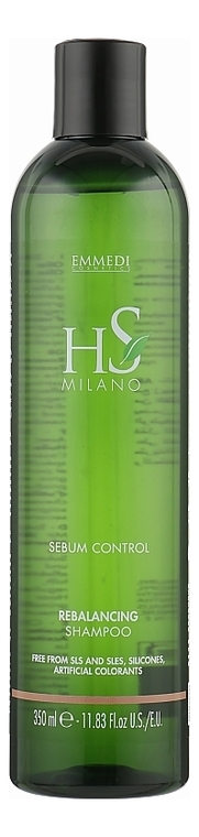 

Шампунь для жирных волос HS Milano Sebum Control Rebalancing Shampoo: Шампунь 350мл, Шампунь для жирных волос HS Milano Sebum Control Rebalancing Shampoo