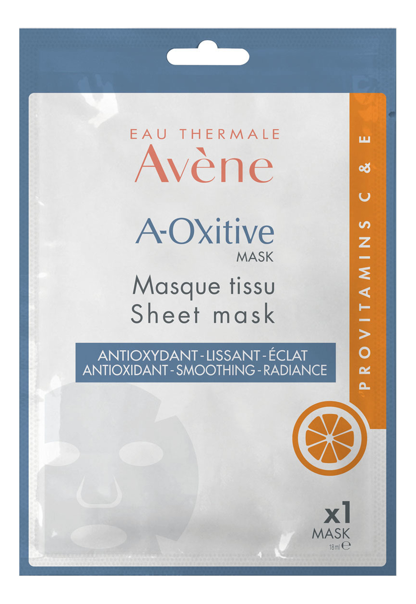 Купить Антиоксидантная тканевая маска для лица A-Oxitive Sheet Mask 18мл: Маска 1шт, Avene