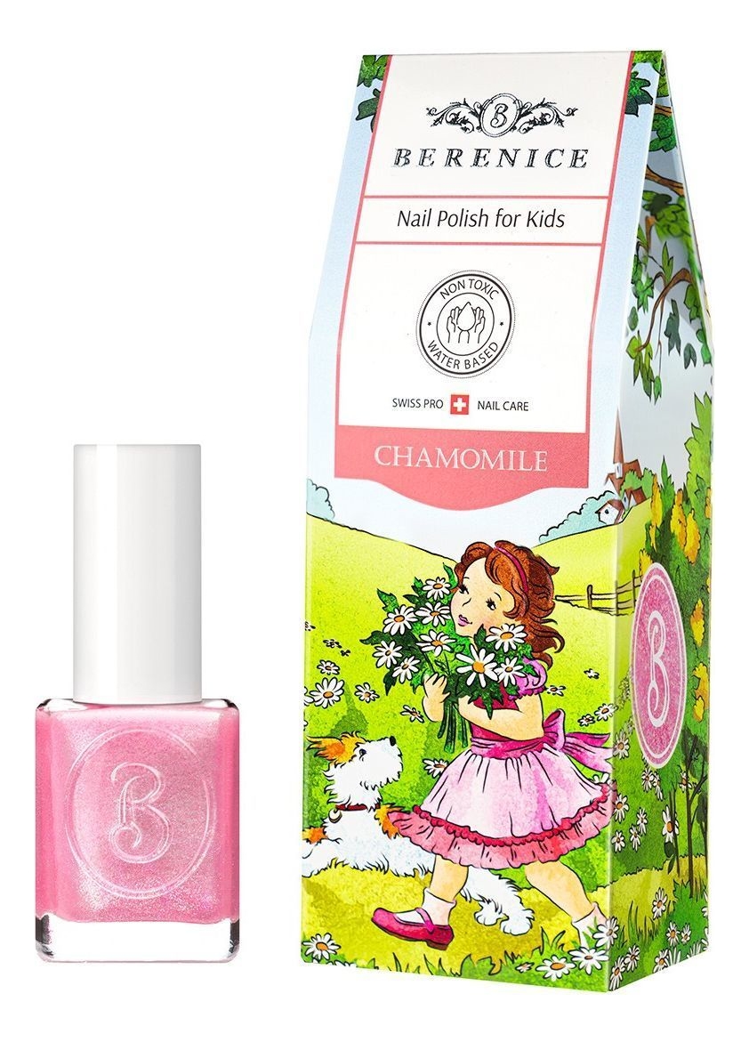 Детский лак для ногтей на водной основе Little Nail Polish For Kids 15мл: 04 Camomile детский лак для ногтей на водной основе little nail polish for kids 15мл 01 aloe vera