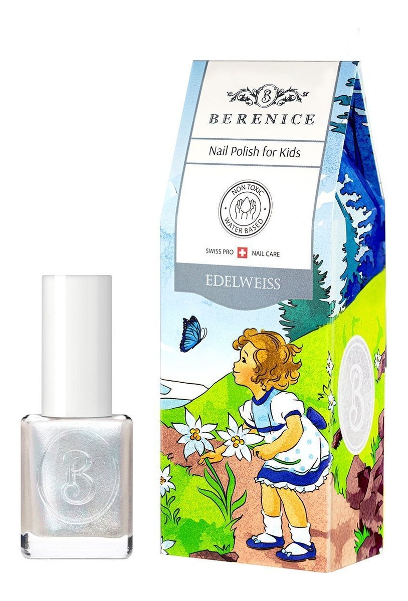 Детский лак для ногтей на водной основе Little Nail Polish For Kids 15мл: 05 Edelweiss детский лак для ногтей на водной основе little nail polish for kids 15мл 01 aloe vera