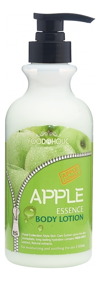 Купить Лосьон для тела с экстрактом яблока Apple Essence Body Lotion 500мл, FoodaHolic