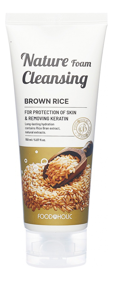 Увлажняющая пенка для умывания с экстрактом коричневого риса Nature Foam Cleansing Brown Rice 150мл