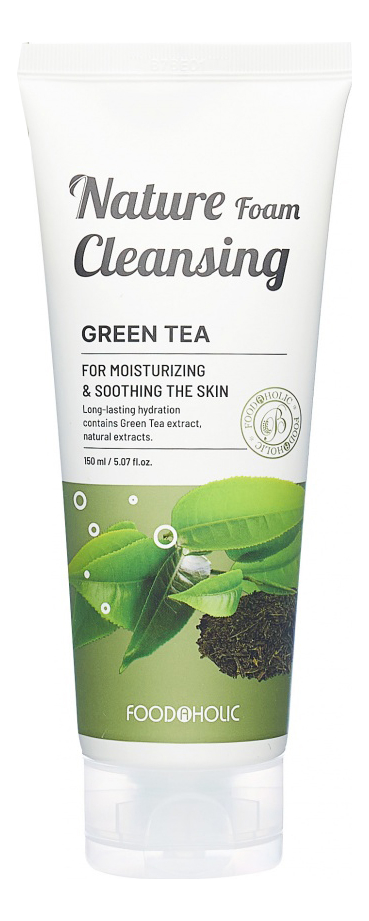 Пенка для умывания с экстрактом зеленого чая Nature Foam Cleansing Green Tea 150мл пенка для умывания с экстрактом зеленого чая nature foam cleansing green tea 150мл