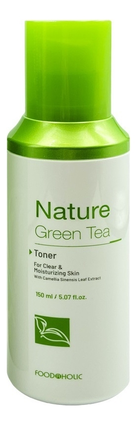 

Успокаивающий тонер для лица с экстрактом зеленого чая Nature Green Tea Toner 150мл