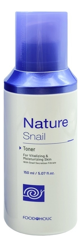 Восстанавливающий тонер для лица с муцином улитки Nature Snail Toner 150мл восстанавливающий тонер для лица с муцином улитки foodaholic nature snail toner 258g