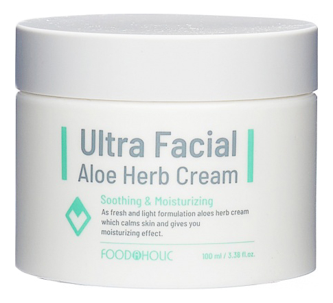 

Антивозрастной крем для лица с экстрактом алоэ вера Ultra Facial Aloe Herb Cream 100мл