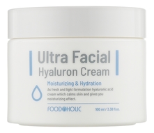 FoodaHolic Антивозрастной крем для лица с гиалуроновой кислотой Ultra Facial Hyaluron Cream 100мл