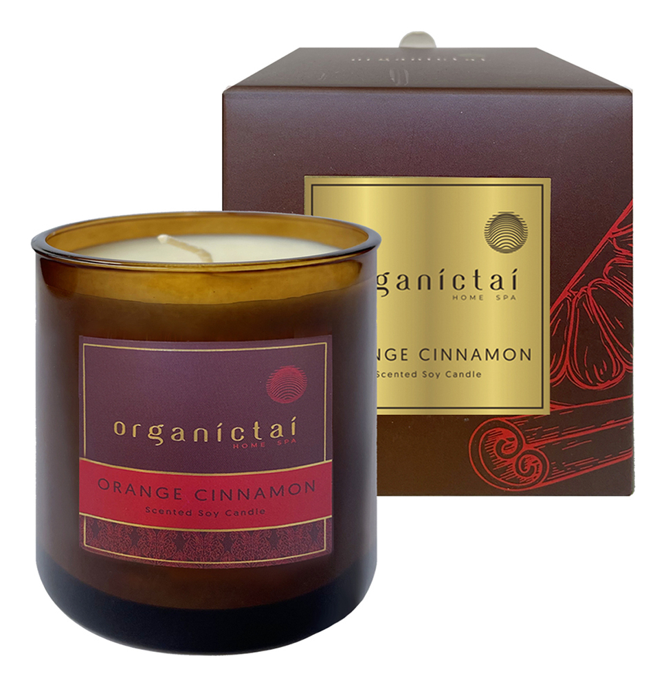 

Соевая ароматическая свеча Апельсин и корица Orange Cinnamon 180мл