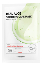 Some By Mi Тканевая маска для лица Real Aloe Soothing Care Mask 20г