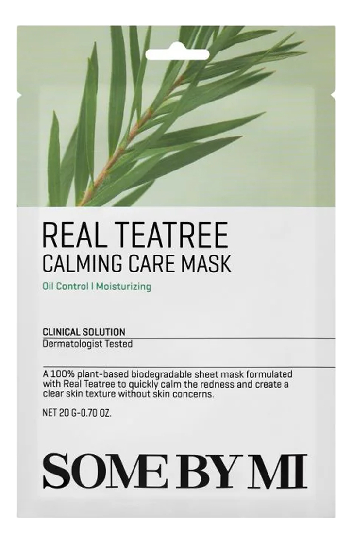 Тканевая маска для лица Real Teatree Calming Care Mask: Маска 20г