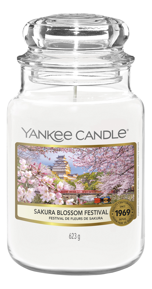 Купить Ароматическая свеча Sakura Blossom Festival: свеча 37г, Yankee Candle
