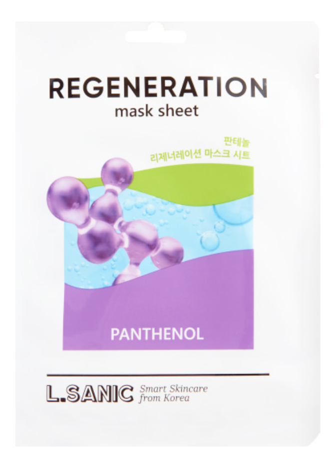 

Маска для лица Panthenol Regeneration Mask Sheet: Маска 1шт, Маска для лица Panthenol Regeneration Mask Sheet
