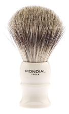 Mondial Помазок для бритья барсучий ворс PB-67-II-M (цвет слоновая кость)