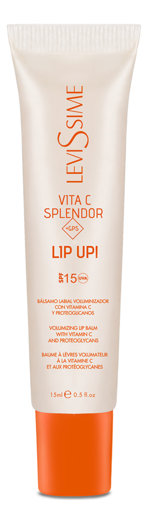 Купить Бальзам для губ с эффектом увеличения объема Vita C Splendor Lip Up! SPF15 15мл, Levissime