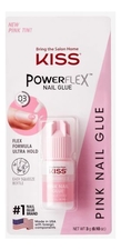Kiss Клей для ногтей Powerflex Pink Nail Glue BK139C 3г