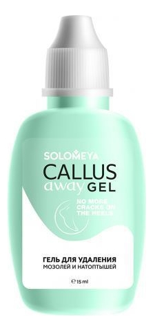 

Гель для удаления мозолей и натоптышей Callus Away Gel: Гель 15мл, Гель для удаления мозолей и натоптышей Callus Away Gel