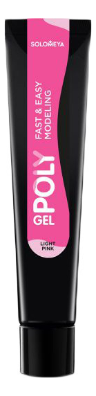 

Поли-гель для моделирования ногтей Polygel Fast & Easy Modeling Light Pink: Поли-гель 15мл, Поли-гель для моделирования ногтей Polygel Fast & Easy Modeling Light Pink