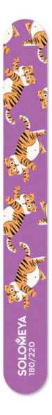 Купить Пилка для ногтей Cute Tiger Nail File 180/220, Solomeya
