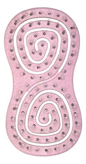 

Массажная расческа для волос Detangling Bio Hair Brush Mini Light Pink