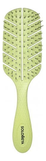 

Массажная расческа для волос Scalp Massage Bio Hair Brush Mini Green