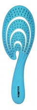 Solomeya Массажная расческа для волос Flex Bio Hair Brush Blue Wave