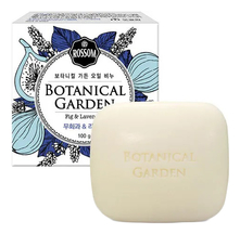 Mukunghwa Мыло туалетное Botanical Garden Oil Soap Fig & Lavender 100г (инжир, лаванда)