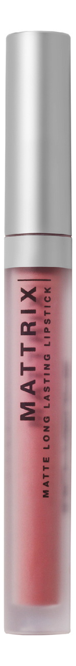 Жидкая матовая помада для губ Mattrix Matte Long Lipstick 1,8мл: 02 Нюд холодный пепельно-розовый