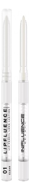 

Автоматический карандаш для губ Lipfluence Lip Pencil Long Lasting 0,28г: 01 Прозрачный, Автоматический карандаш для губ Lipfluence Lip Pencil Long Lasting 0,28г