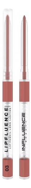

Автоматический карандаш для губ Lipfluence Lip Pencil Long Lasting 0,28г: 03 Нюд светло-бежевый, Автоматический карандаш для губ Lipfluence Lip Pencil Long Lasting 0,28г