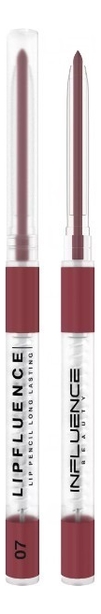 

Автоматический карандаш для губ Lipfluence Lip Pencil Long Lasting 0,28г: 07 Нюд темно-розово-коричневый, Автоматический карандаш для губ Lipfluence Lip Pencil Long Lasting 0,28г