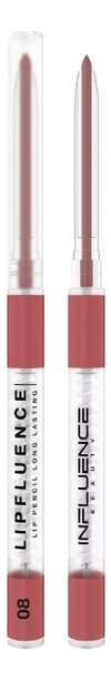 Автоматический карандаш для губ Lipfluence Lip Pencil Long Lasting 0,28г: 08 Нюд натуральный розовый