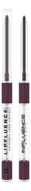 

Автоматический карандаш для губ Lipfluence Lip Pencil Long Lasting 0,28г: 12 Сливовый, Автоматический карандаш для губ Lipfluence Lip Pencil Long Lasting 0,28г